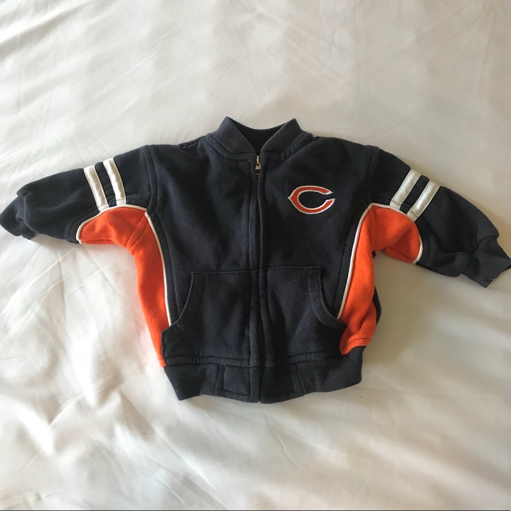 Infant’s Chicago Bears Zip Up Sweatshirt